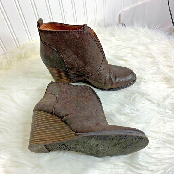 Lucky Brand Shoes - Lucky Brand Womens Sz 8.5 M Brown Ankle Boots Boot